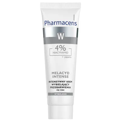 Pharmaceris W, Melacyd Intense, Intensywny krem wybielający przebarwienia na noc