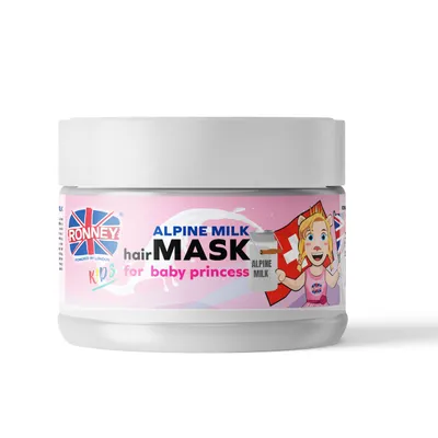 Ronney Kids On Tour To Swirzerland, Alpine Milk Hair Mask (Maska do włosów o zapachu alpejskiego mleka)