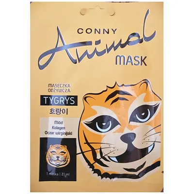 Conny Animal Mask, Maseczka odżywcza` Tygrys`