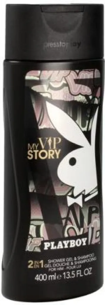 Playboy My VIP Story, Shower Gel & Shampoo (Żel po prysznic 2 w 1 dla mężczyzn)