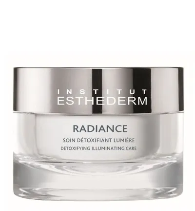 Institut Esthederm Detoxifying Illuminating Care (Rozświetlający krem zapobiegający powstawaniu zmarszczek i oznakom zmęczenia.)