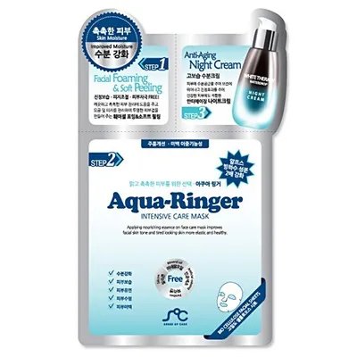 SOC (Sense Of Care) Aqua-Ringer, Intensive Care Mask (Zestaw intensywnie nawilżający z maska w płachcie)
