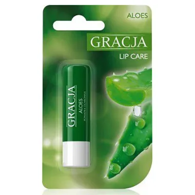 Gracja Aloes, Lip Care (Intensywnie nawilżająca pomadka ochronna)
