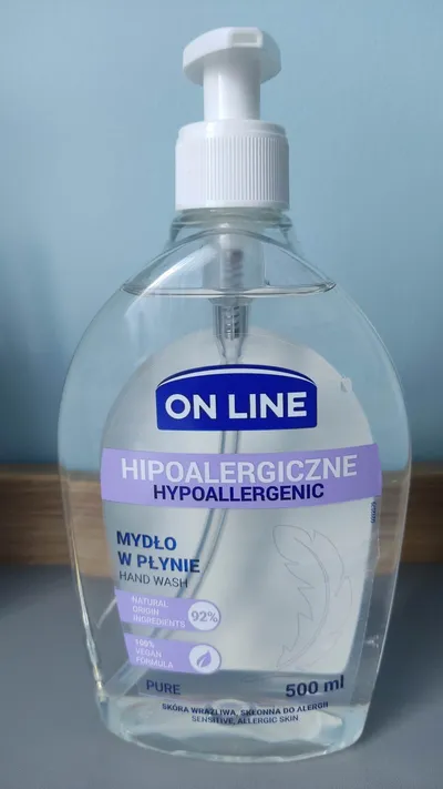 On Line Hipoalergiczne mydło w płynie `Pure`