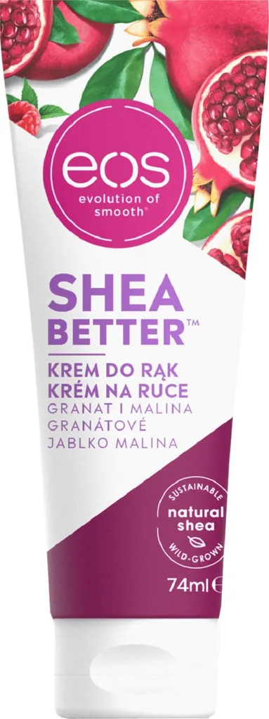 Evolution of Smooth (EOS) Shea Better Hand Cream Pomegranate Raspberry (Krem do rąk z masłem shea `Granat - malina`)