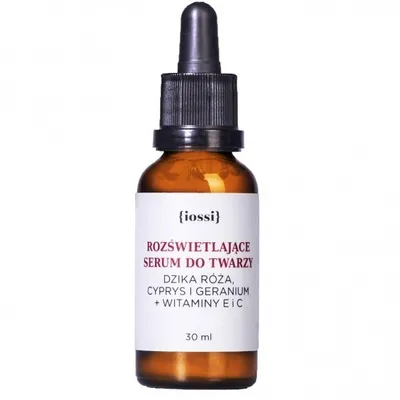 Iossi Serum rozświetlające `Dzika róża, geranium, cyprys, witamina E i C`