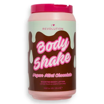 I Heart Revolution Body Shake, Vegan Mint Chocolate Scented Body Lotion (Wegański balsam do ciała `Mięta i czekolada`)