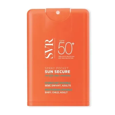 SVR Sun Secure Spray Pocket SPF50+ (Kieszonkowy transparentny spray)