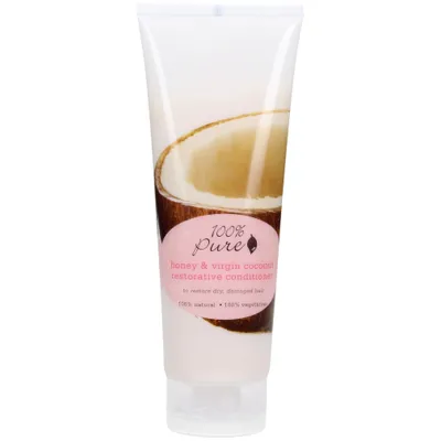 100% Pure Honey & Virgin Coconut, Restorative Conditioner (Odżywka do włosów z miodem i kokosem)