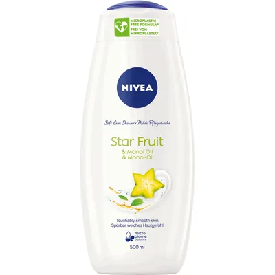 Nivea Soft Care Shower, Star Fruit & Monoi Oil (Pielęgnujący żel pod prysznic `Karambola i olej monoi`)
