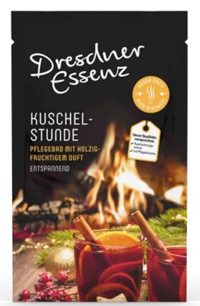 Dresdner Essenz Badesalz Kuschelstunde (Sól do kąpieli `Czas przytulania`)
