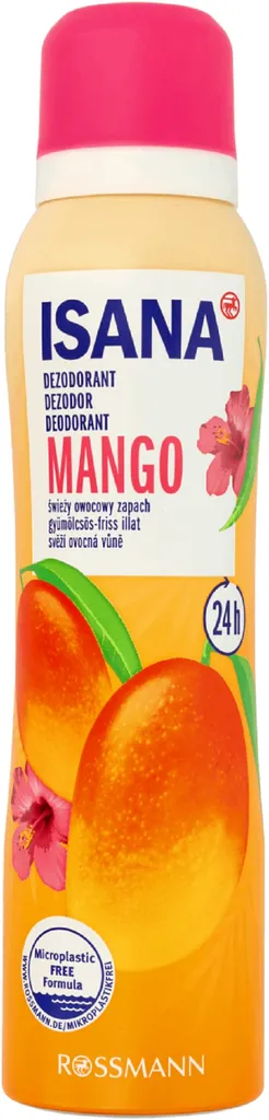 Isana Mango Deo Spray 24h (Dezodorant w sprayu `Mango`)