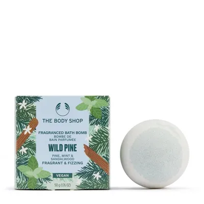 The Body Shop Wild Pine, Bath Bomb (Wegańska kula do kąpieli `Dzika Sosna`)