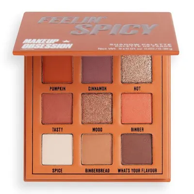 Makeup Obsession London Feelin' Spicy, Eyeshadow Palette (Paleta cieni do powiek)