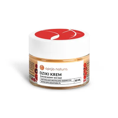 Opcja Natura Dziki krem żurawinowy do rąk
