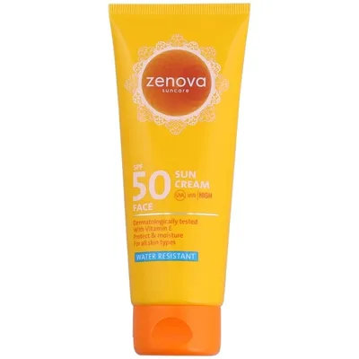 Zenova Suncare Sun Cream Protection Face Cream SPF 50 (Krem przeciwsłoneczny do twarzy)