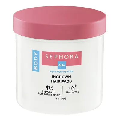 Sephora Collection, Body, AHA, Ingrown Hair Pads (Płatki złuszczające na wzrastające włoski)