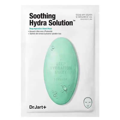 Dr. Jart+ Dermask Water Jet, Soothing Hydra Solution, Deep Hydration Sheet Mask (Maseczka nawilżająco-kojąca w płacie)