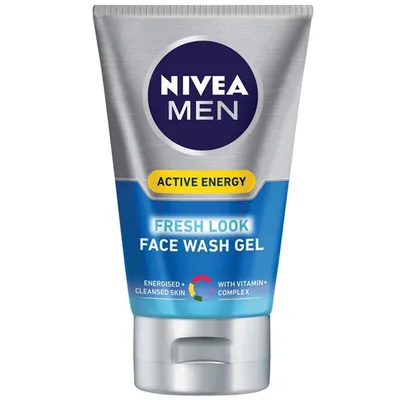 Nivea Men, Active Energy, Face Wash Gel (Energetyzujący żel do twarzy)