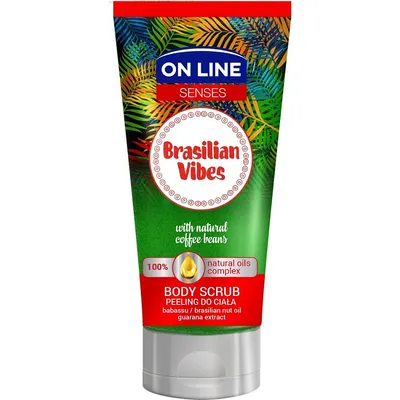 On Line Senses, Brasilian Vibes, Body Scrub (Peeling do ciała)