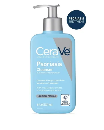CeraVe Psoriasis, Cleanser 2% Salicylic Acid Wash (Płyn z 2% kwasem salicylowym do mycia ciała z łuszczycą)