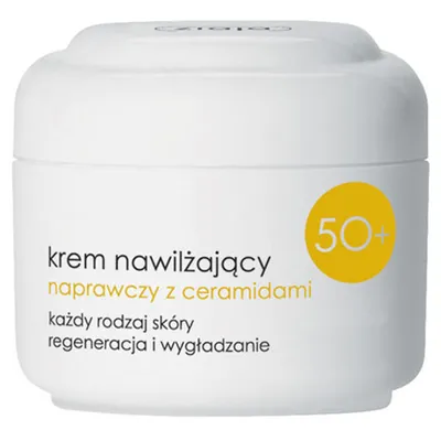 Ziaja Kremy 50+, Krem nawilżający naprawczy z ceramidami
