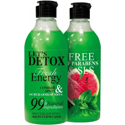 BodyBoom Let's Detox, Fresh Energy Shower Gel (Naturalny bio żel pod prysznic)