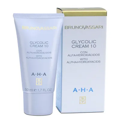 Bruno Vassari AHA, Glycolic Cream 10 (Krem z kwasem glikolowym 10%)