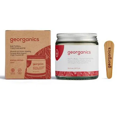 Georganics Natural Toothpaste Eucalyptus (Mineralna pasta do zębów w słoiku `Eukaliptus`)