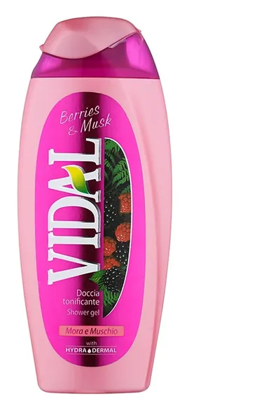 Vidal Berries & Musk, Shower Gel (Żel pod prysznic)
