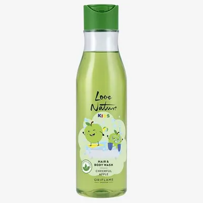 Oriflame Love Nature Kids, Cheerful Apple Hair & Body Wash (Żel do mycia ciała i włosów)