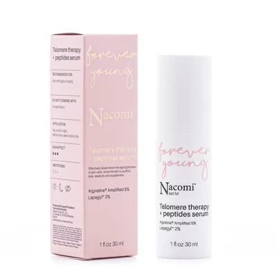 Nacomi Next Lvl, Forever Young Telomere Therapy + Peptides Serum (Terapia telomerowa z peptydami)