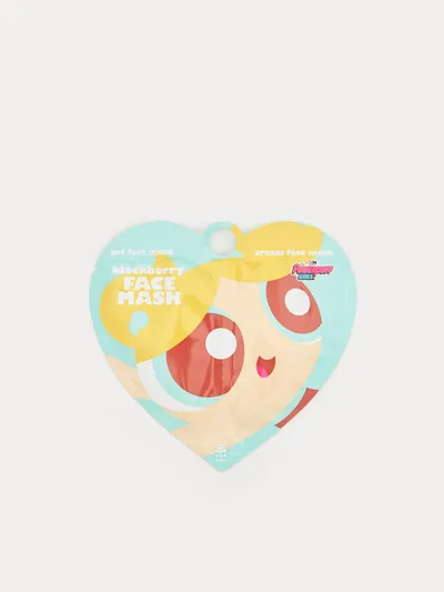 Sinsay The Powerpuff Girls, Blackberry Face Mask (Atomówki, Maska do twarzy)