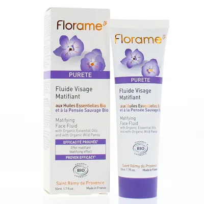 Florame Purete, Fluide Visage Matifiant (Emulsja matująca do twarzy)
