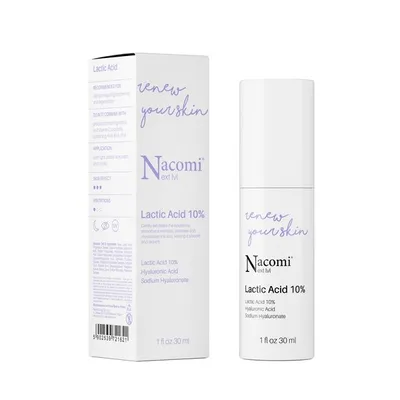 Nacomi Next Lvl, Renew Your Skin, Lactic Acid 10% (Serum do twarzy z 10% kwasem mlekowym)