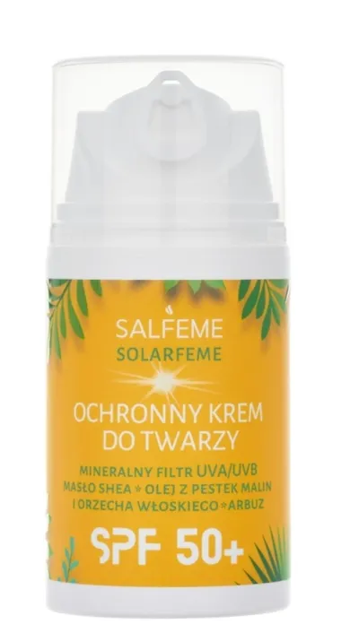 Salfeme Solarfeme, Ochronny krem do twarzy SPF 50+