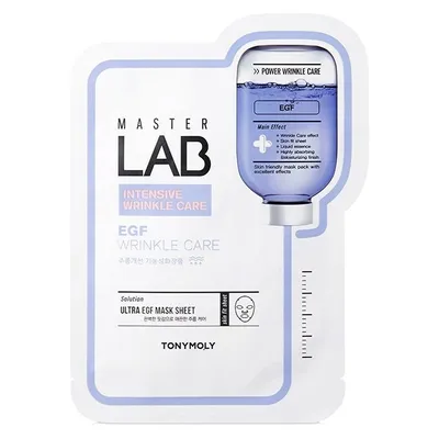 Tony Moly Master Lab Intensive Wrinkle Care EGF Mask (Intensywnie przeciwzmarszczkowa maska)