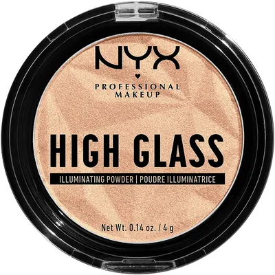 NYX Professional Makeup High Glass Illuminating Powder (Rozświetlacz prasowany)