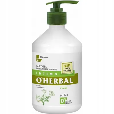 O'Herbal Intimo,  Soft Gel For Intimate Hygiene (Delikatny żel do higieny intymnej z ekstraktem z krwawnika)