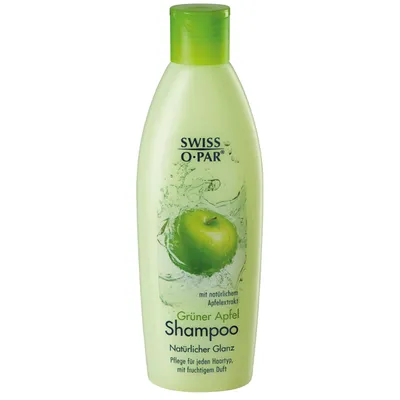 Rufin Cosmetic Swiss O Par, Grüner Apfel Shampoo (Szampon bez silikonu `Zielone jabłko`)