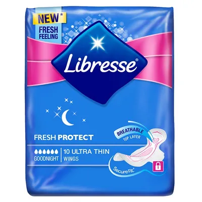 Libresse Fresh Protect Ultra Thin Goodnight (Podpaski na noc)