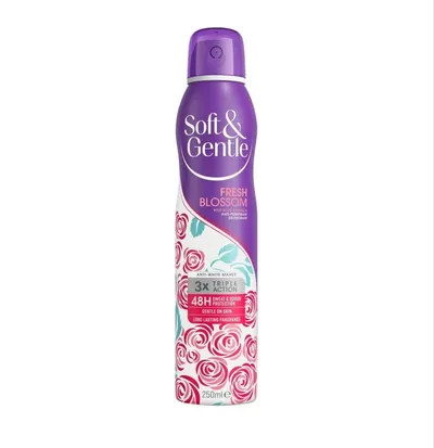 Soft & Gentle Fresh Blossom,  48 HAnti-Perspirant Deodorant (Antyperspirant w sprayu)