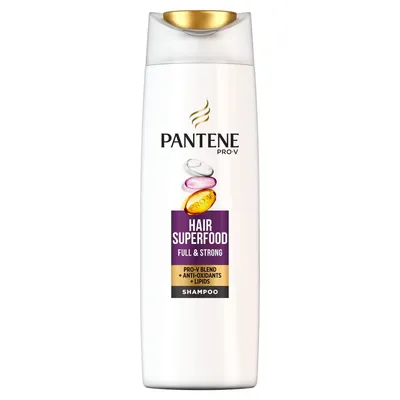 Pantene Pro-V, Hair Superfood, Full & Strong Shampoo (Szampon do włosów słabych i cienkich)