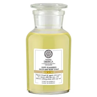 Natura Siberica Soft Flaxseed Hair and Body Soap (Mydło do włosów i ciała z siemieniem lnianym)