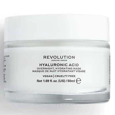 Revolution Skincare Revolution Skincare, Hyaluronic Acid Overnight Hydrating Face Mask (Nawadniająca nocna  maska do twarzy z kwasem hialuronowym)