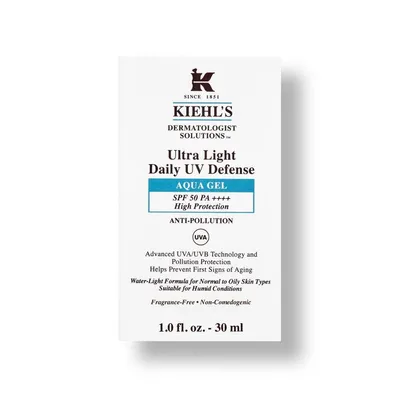 Kiehl's Ultra Light Daily UV Defense Aqua Gel SPF 50 PA++++ (Krem przeciwsłoneczny)
