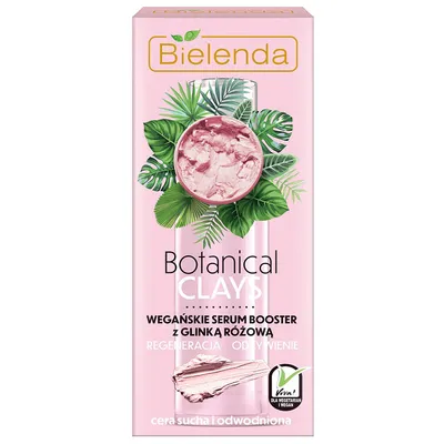 Bielenda Botanical Clays, Wegańskie serum booster z glinką różową