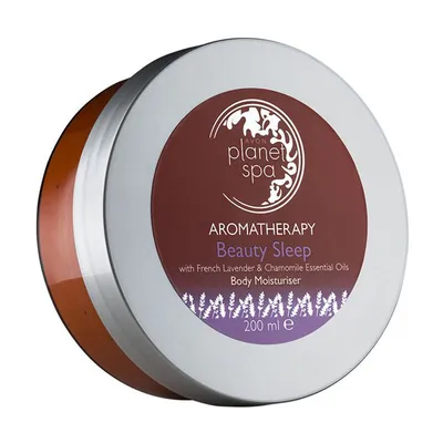 Avon Planet Spa Aromatherapy,  Beauty Sleep Body Moisturiser (Kojące masło do ciała z lawendą i rumiankiem)