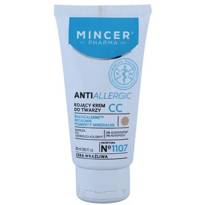 Mincer Pharma AntiAllergic, Kojący krem CC do twarzy No. 1107
