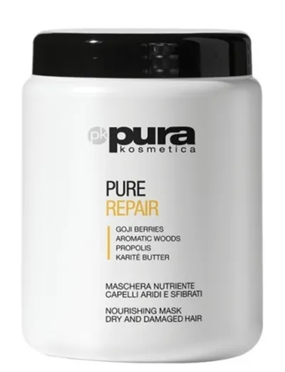 Pura Kosmetica Pure Repair, Nourishing Mask (Maska odżywcza do zniszczonych i suchych włosów)